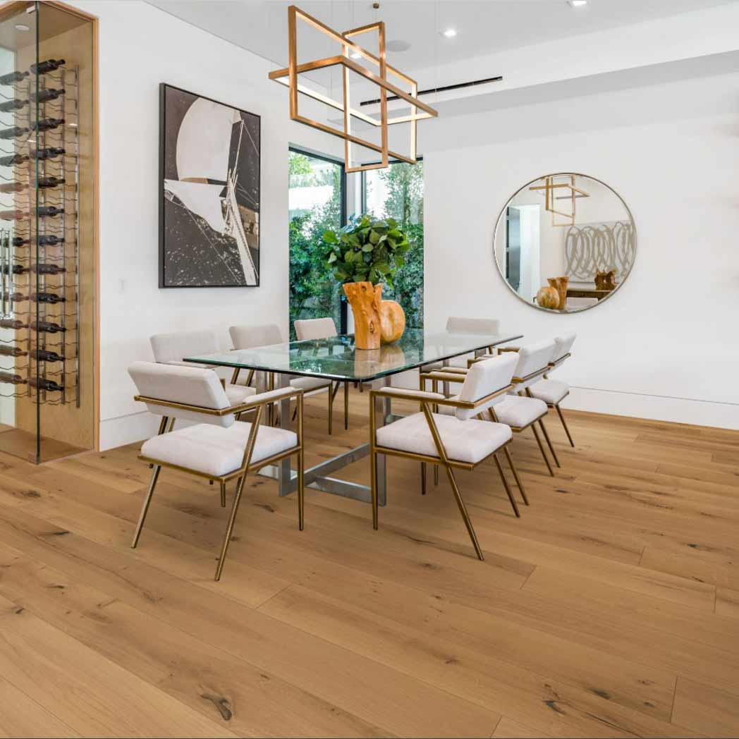 Stanton Carpet French White Oak Engineered Hardwood Uptown Lighthouse 52505 room