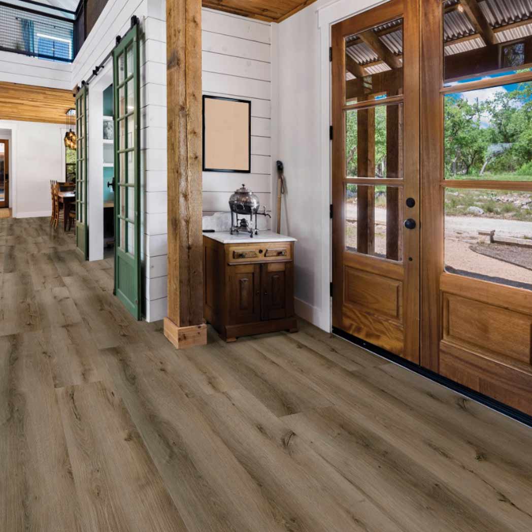 Stanton Carpet WPC LVP Mount Evans Ash Brown 15552 room
