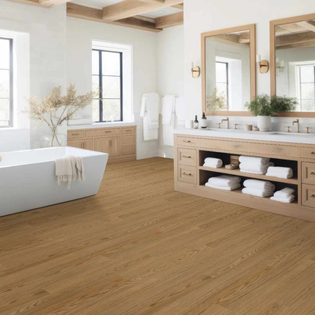 Stanton Carpet WPC LVP Oakridge Barley 71452 room