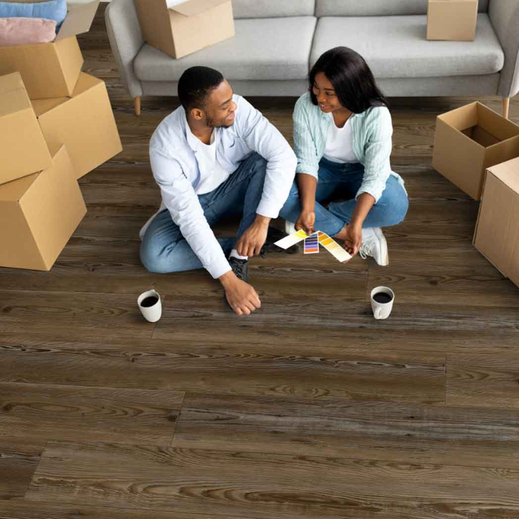 Stanton WPC LVP Natural Beauty Max 9XL Pinehill Bark 12853 room