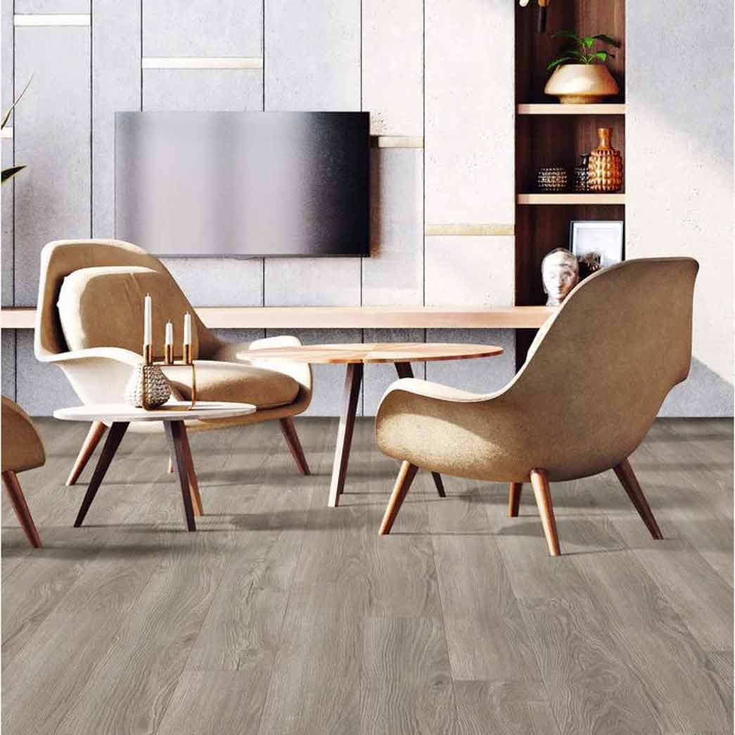 Stately Flooring Laminate Trace Collection Old Hickory LW2219 room