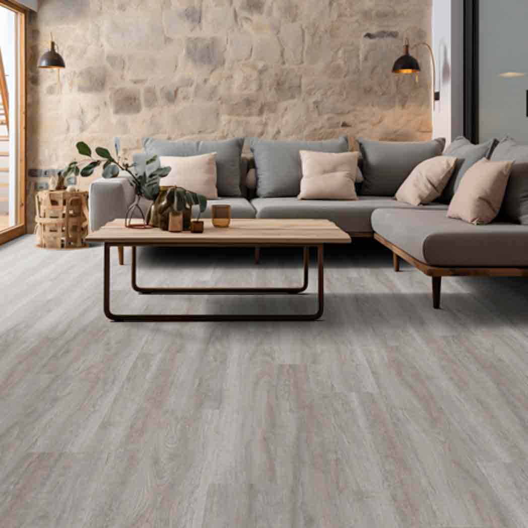 Tarkett LVP Instudio 12 6x48 Lodge Plank Grey Pearl TARIN261-12 room
