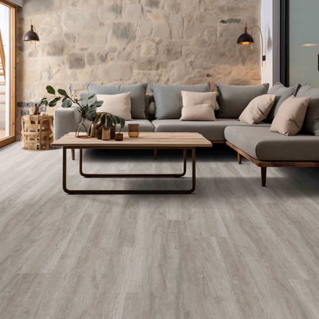 Tarkett LVP Instudio 20 6x48 Lodge Plank Grey Pearl TARIN261-20 room