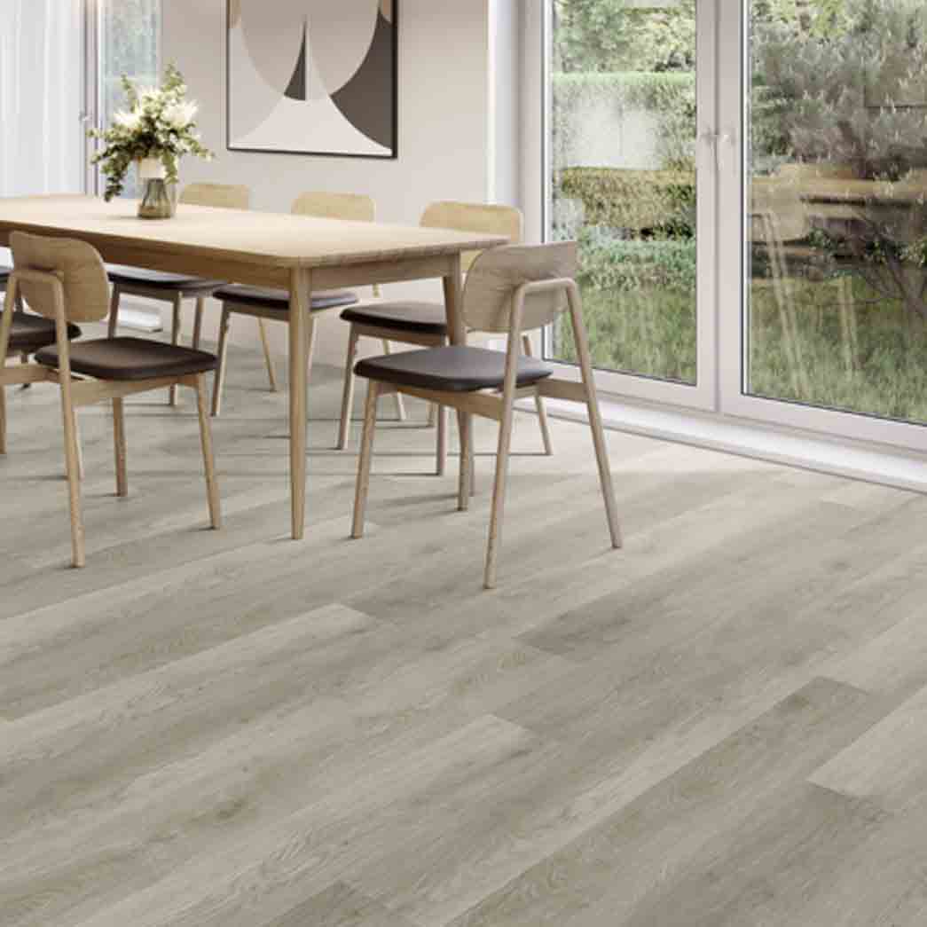 Tarkett LVT NuGen XL Cape Cod Bennett Gray 270293015 room