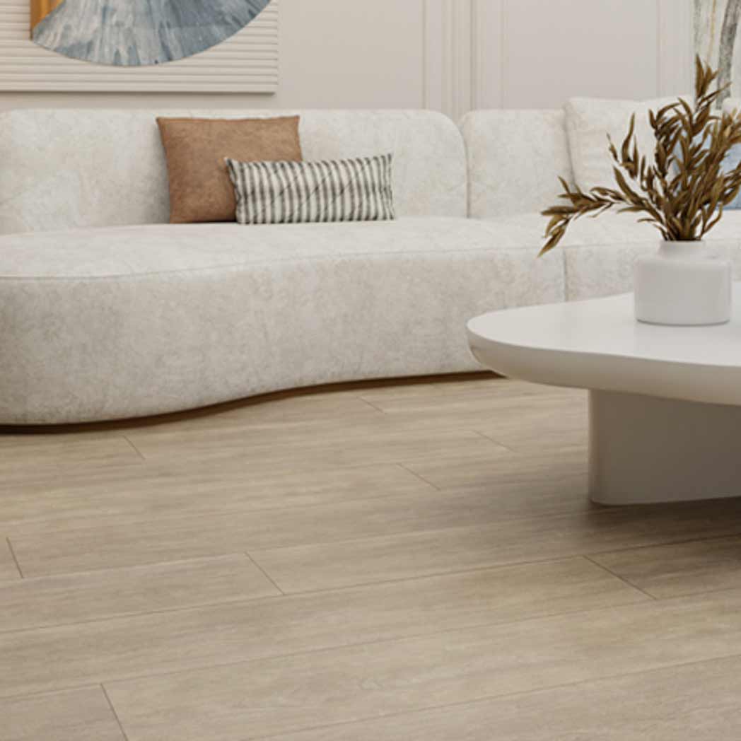 Tarkett Laminate ShoreFlor Boardwalk Oak Seagrass SF041 room