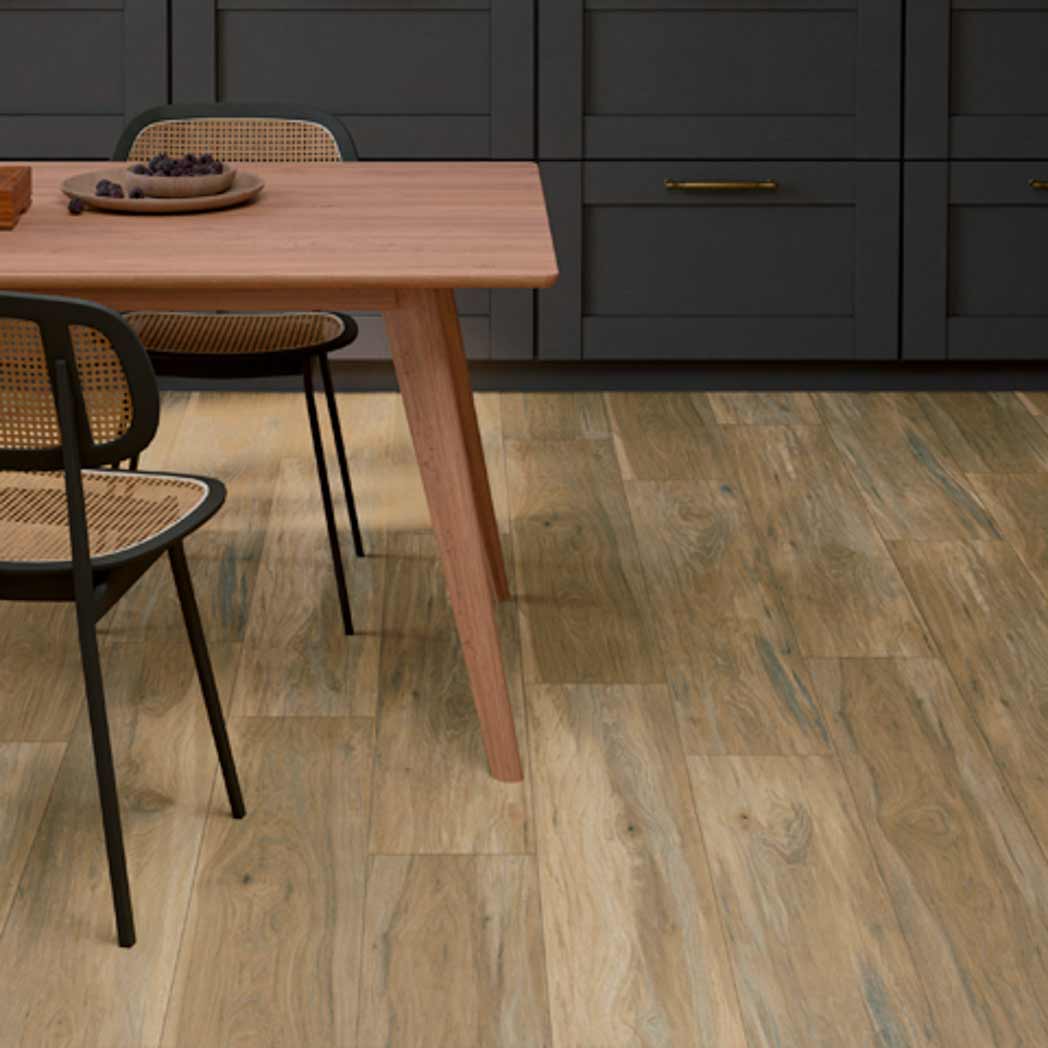 Tarkett Laminate ShoreFlor Lanai Hickory Sediment SF101 room