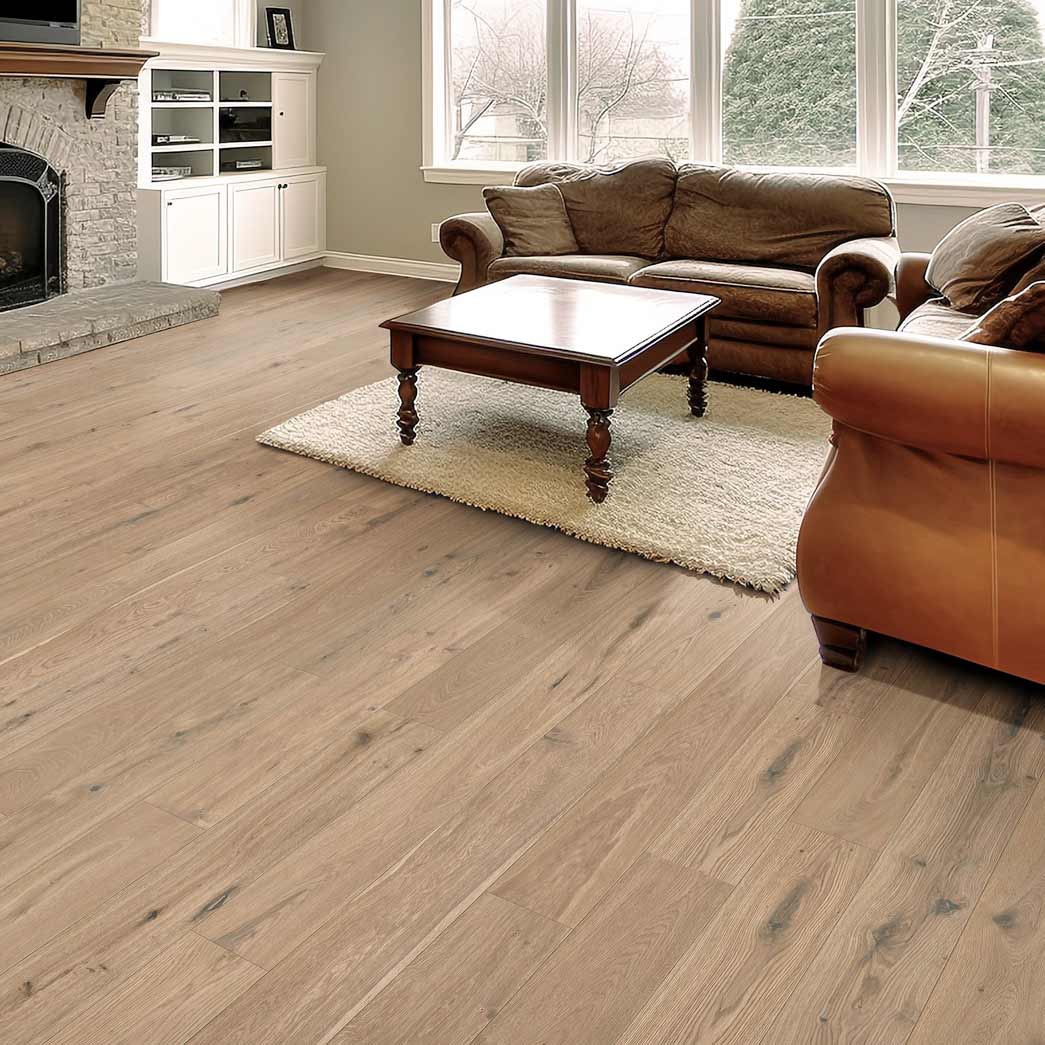 Terra European Oak Engineered Hardwood Sunbelt-Fairview-Weathered Oak room scene
