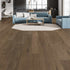 Terra Floors Quercus Cabin-Trailway 9/16" European White Oak 3mm Veneer Wirebrushed 7.5" Engineered Hardwood Flooring-Room Scene