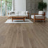 Terra Floors Quercus Tavern-Driftwood 9/16" European White Oak 3mm Veneer Wirebrushed 7.5" Engineered Hardwood Flooring-Room Scene