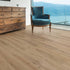 Terra Floors Quercus Wheat-Ridgecrest 9/16" European White Oak 3mm Veneer Wirebrushed 7.5" Engineered Hardwood Flooring-Room Scene