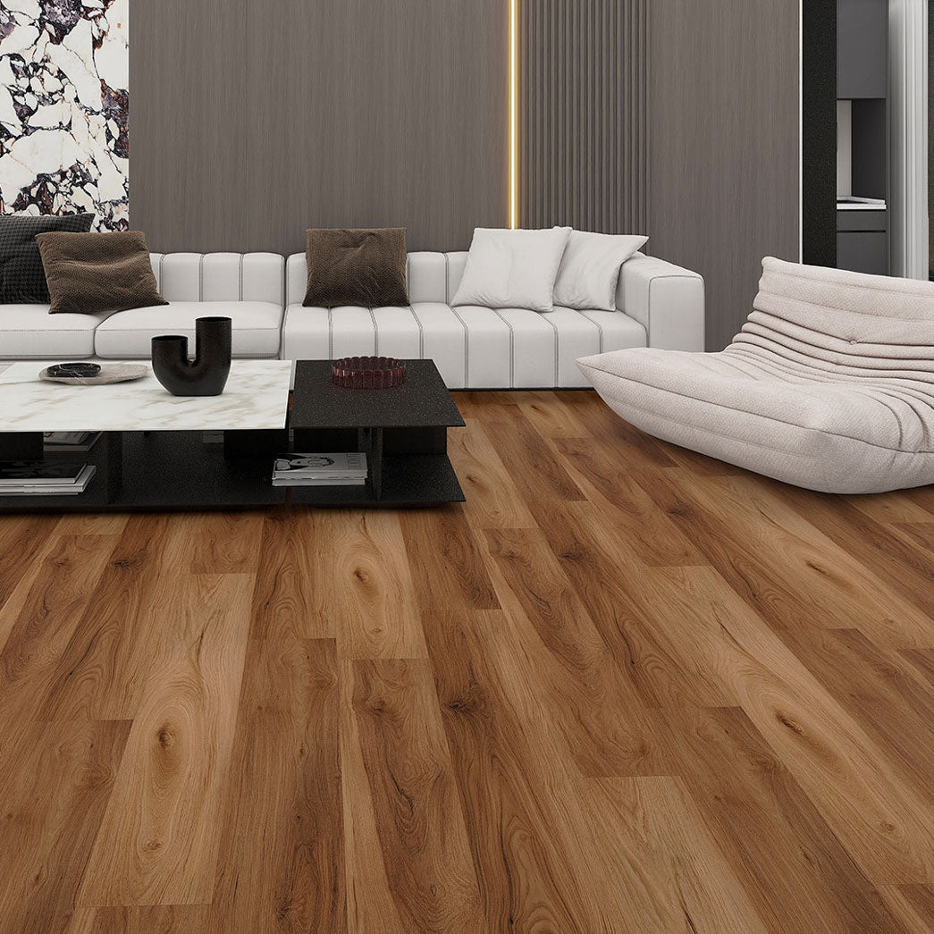 Terra Floors Sanpete Chestnut-Cheyenne  9" WPC 8mm LVP room scene