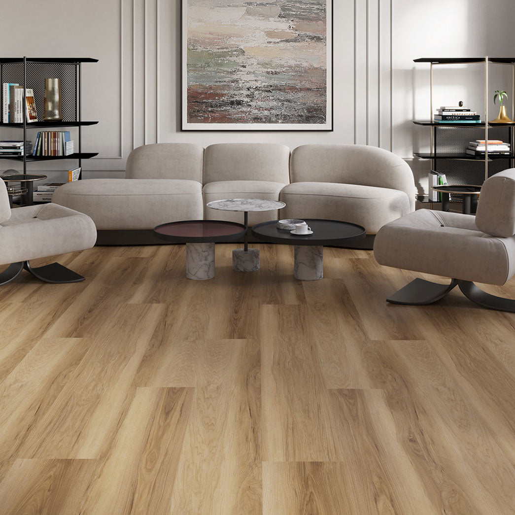 Terra Floors Sanpete Sundance-Springbrook  9" WPC 8mm LVP Room Scene
