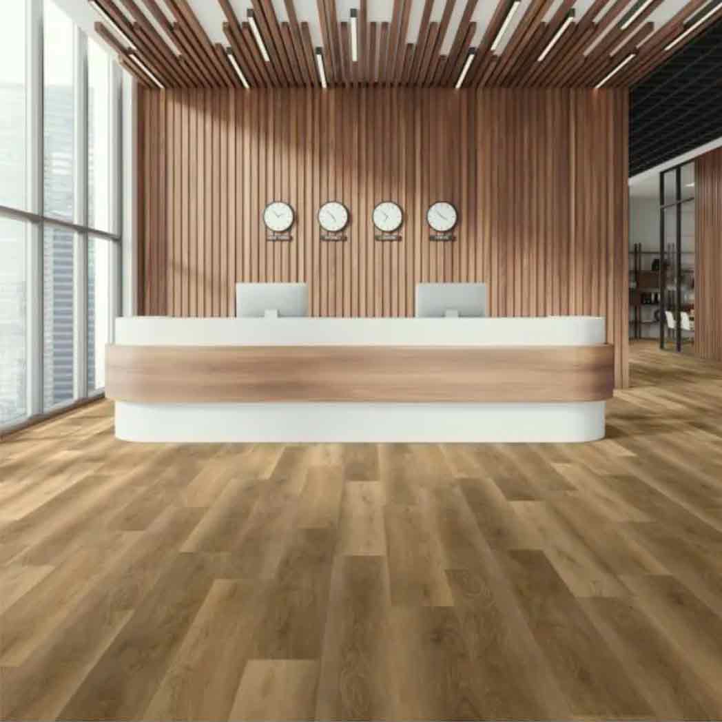 Titan Surfaces Dryback LVP Revival TG11V Milan 1101 room