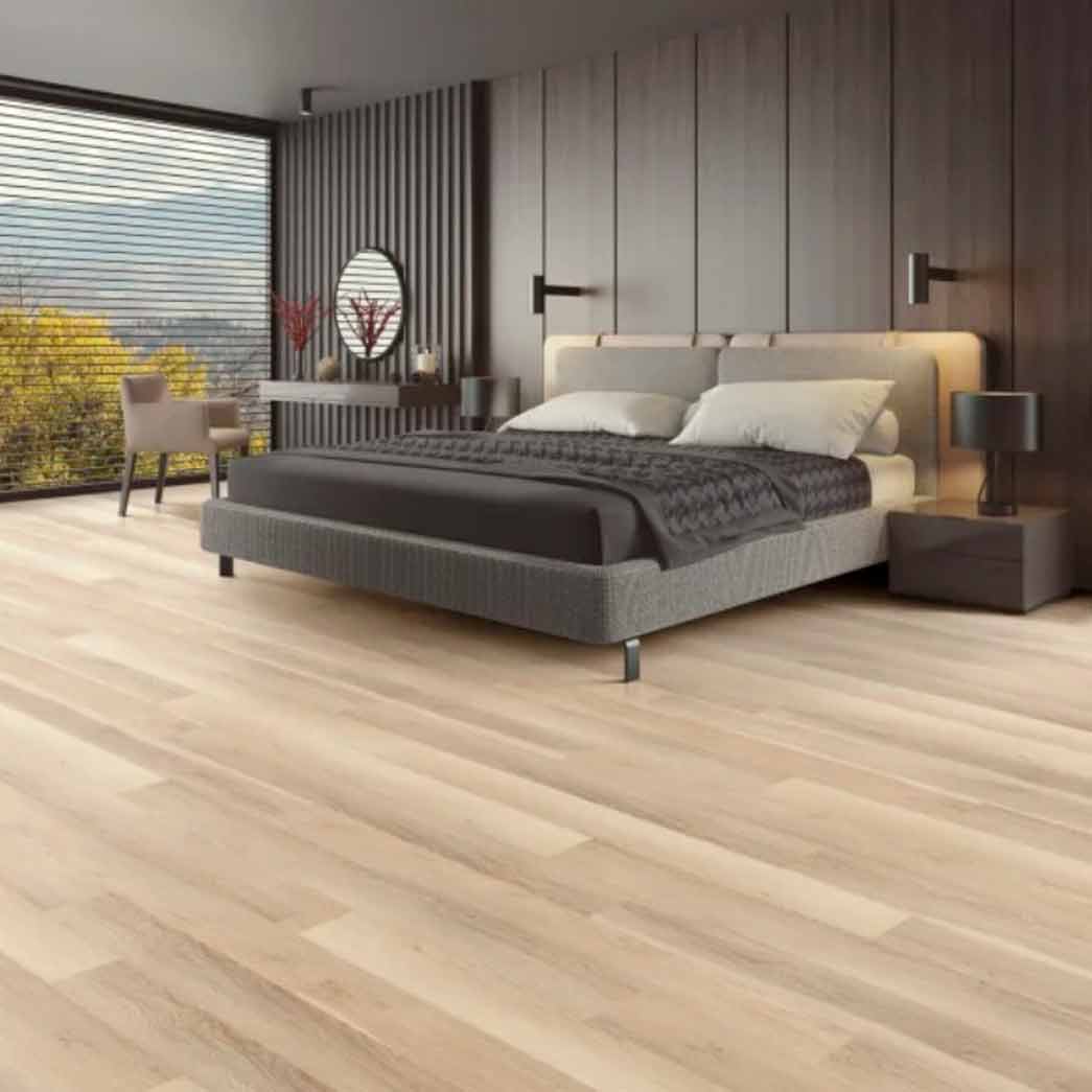 Titan Surfaces WPC LVP Retro Plank TW09V Common White Oak 9002 room