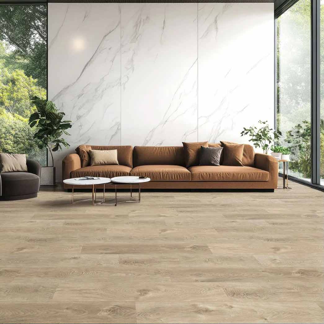 TrueTouch Floors Engineered Hardwood Momentum Stucco TTFWBDL810 room