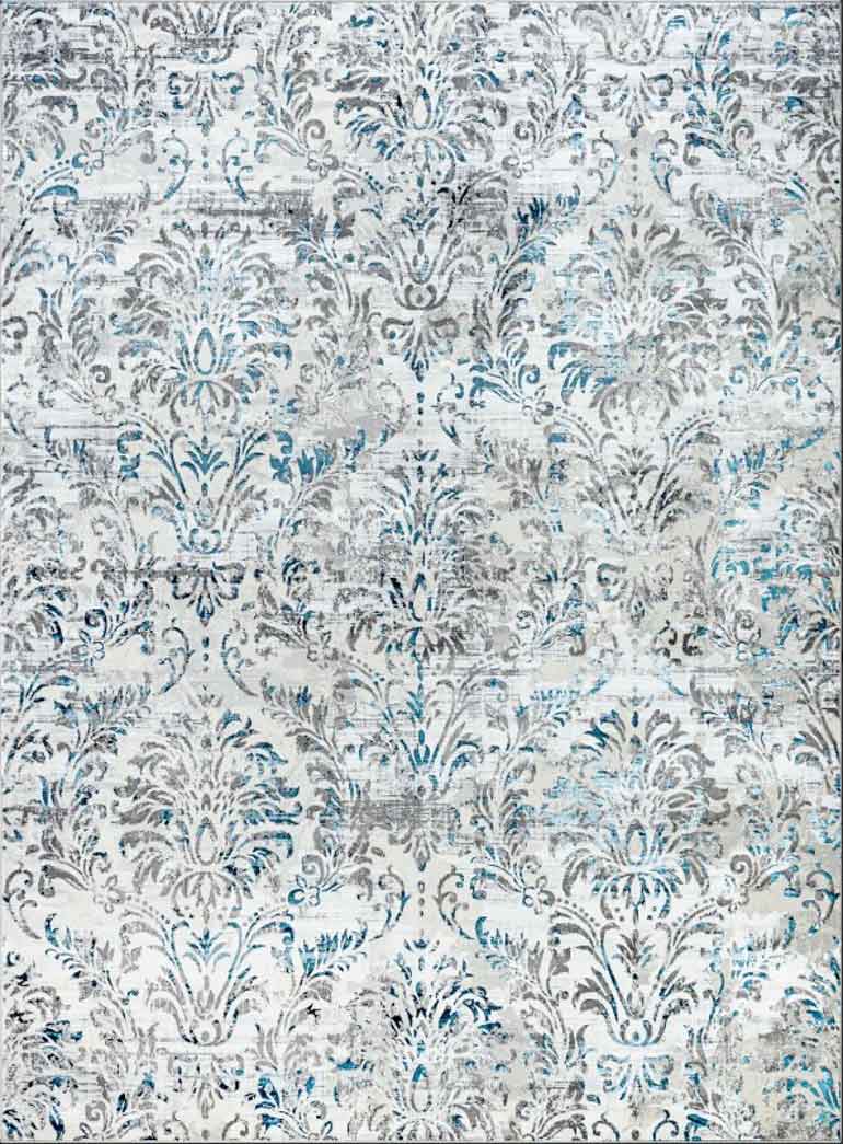 Tyse Area Rugs Antik Blue ANT2011