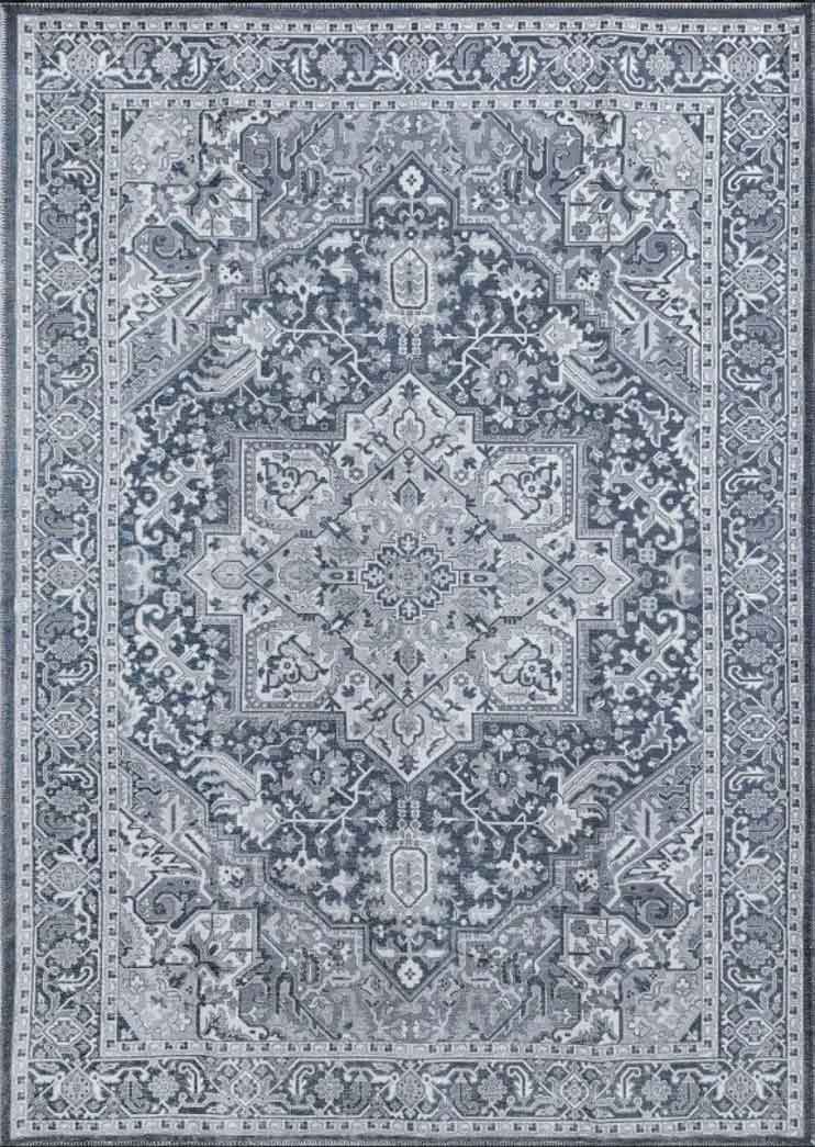 Tyse Area Rugs Antiquity Gray AQY1009