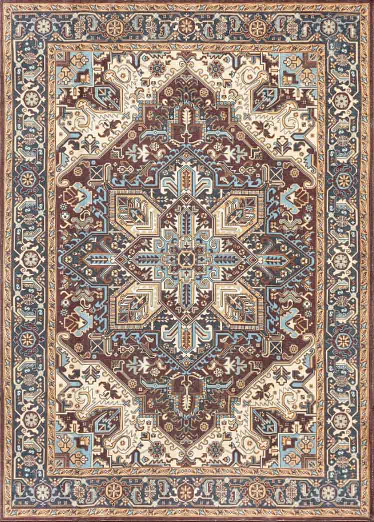 Tyse Area Rugs Antiquity Red AQY1000