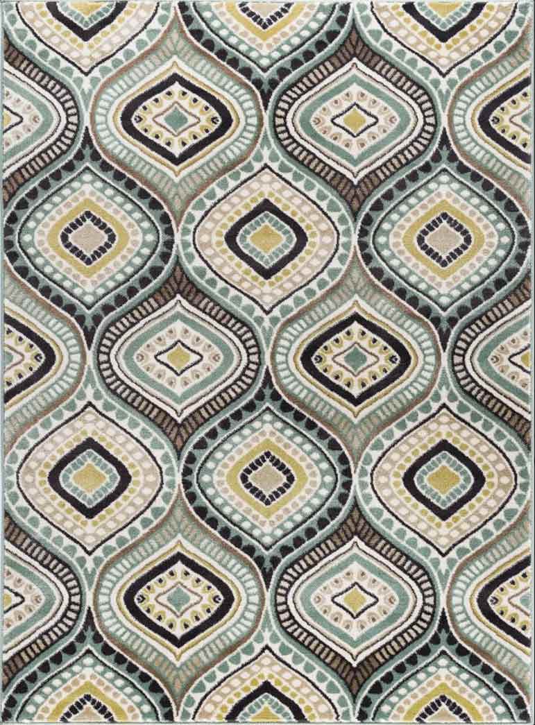 Tyse Area Rugs Capri Multi-Color CPR1008