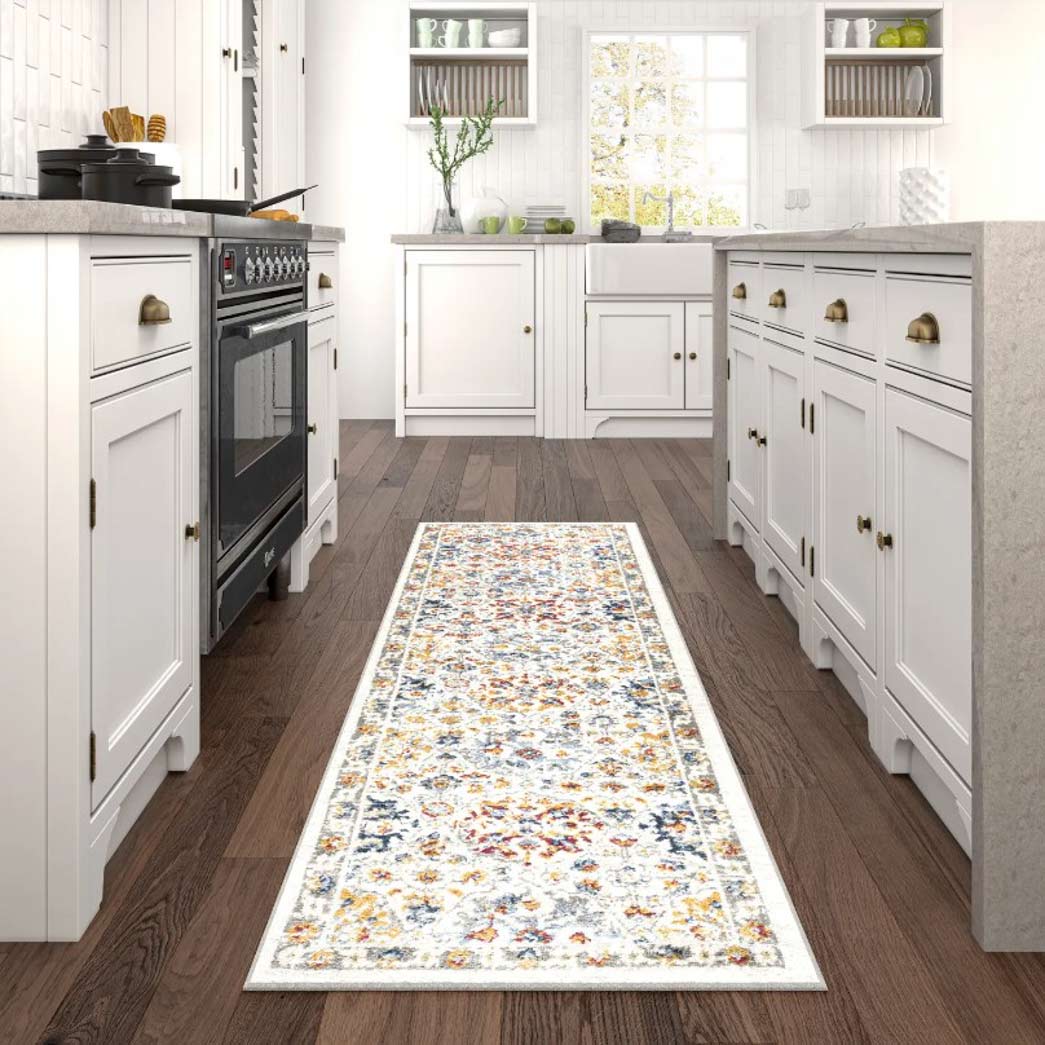 Tyse Area Rugs Chelsea 2'3"x7'3" Cream CHL1117