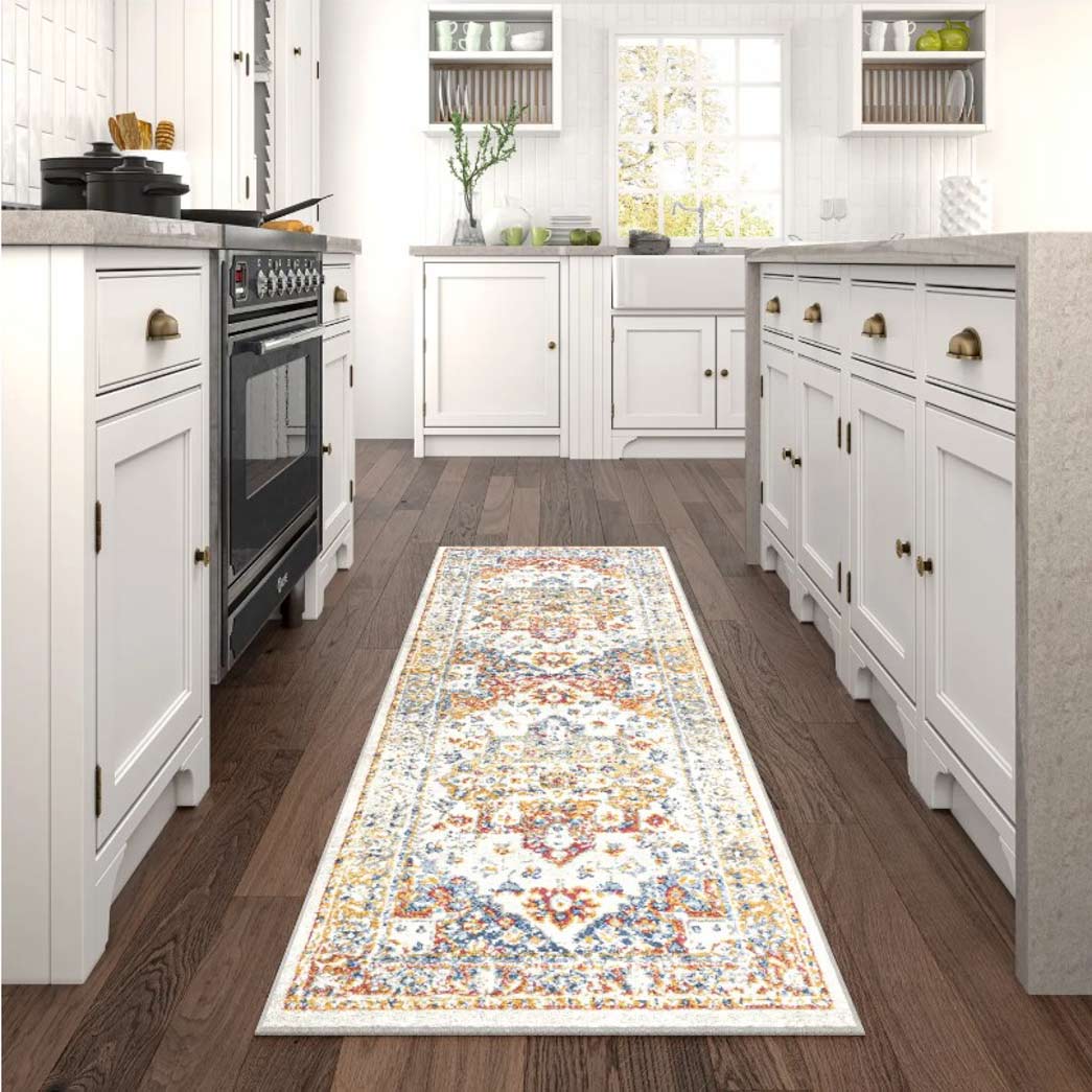 Tyse Area Rugs Chelsea 2'3"x7'3" Cream CHL1217