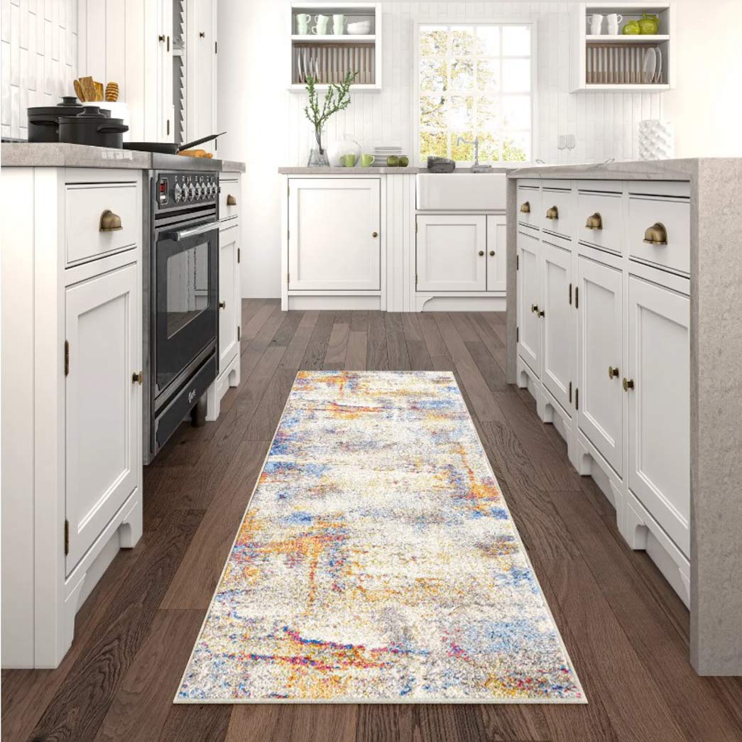 Tyse Area Rugs Chelsea 2'3"x7'3" Multi-Color CHL1001