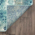 Tyse Area Rugs Detroit Aqua DTR1519 backing