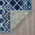 Tyse Area Rugs Diamond Blue DIA1001 backing