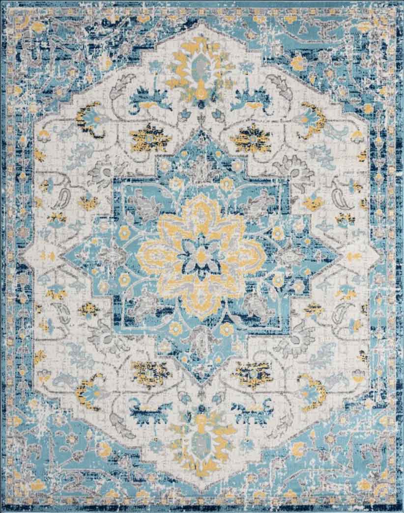 Tyse Area Rugs Dynamic Aqua DYN1519