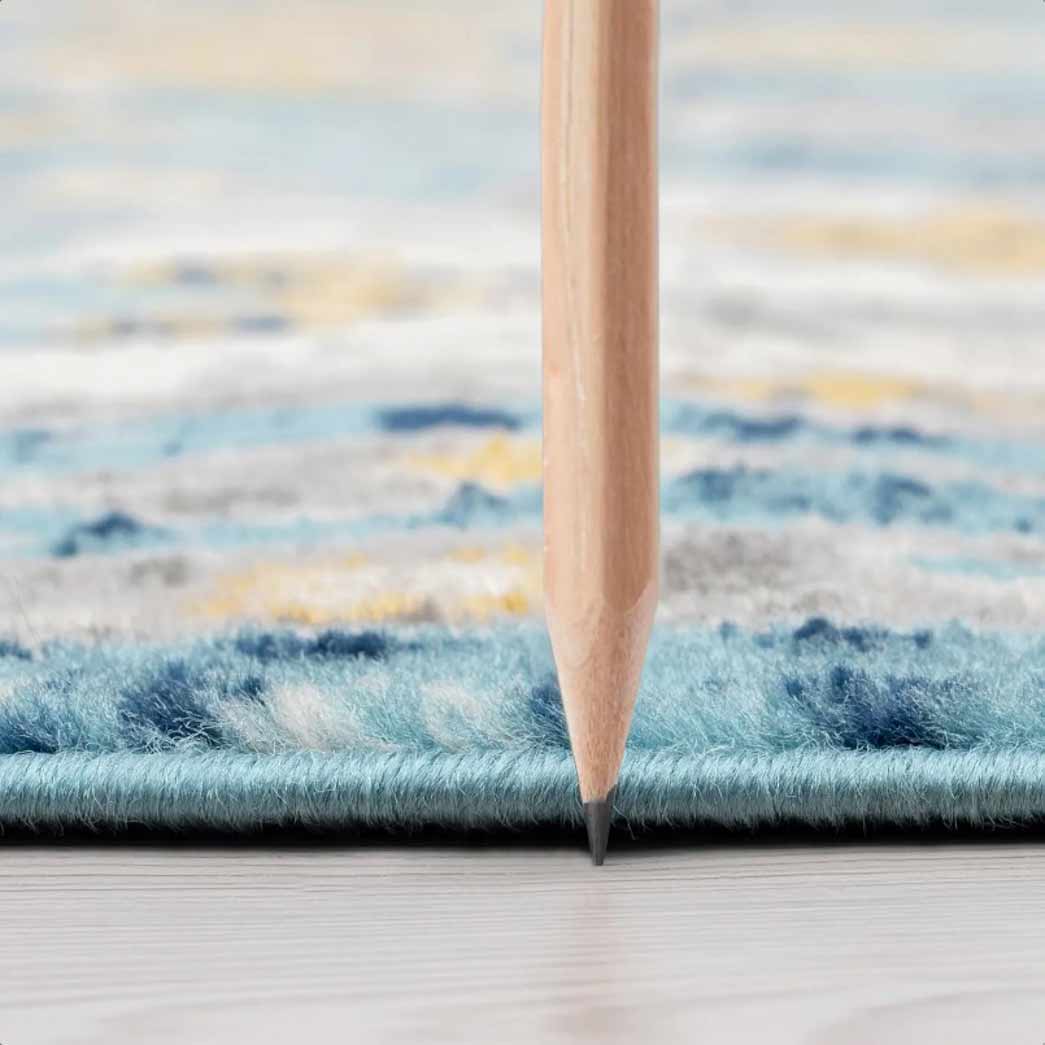 Tyse Area Rugs Dynamic Aqua DYN1519 thick pic