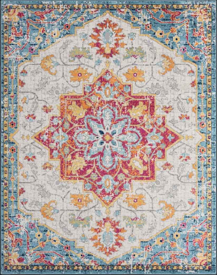 Tyse Area Rugs Dynamic Orange DYN1529