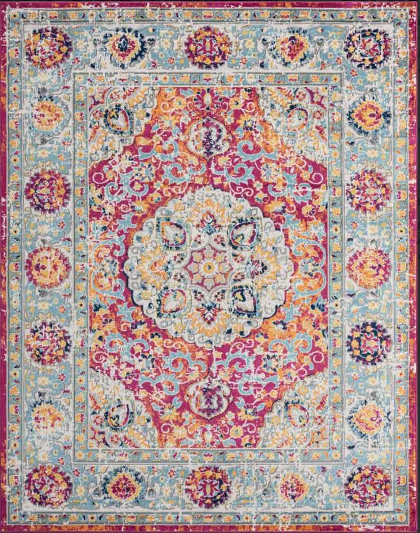 Tyse Area Rugs Dynamic Orange DYN1629