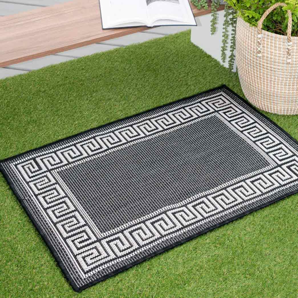 Tyse Area Rugs Eco 2'x3' Black ECO1000