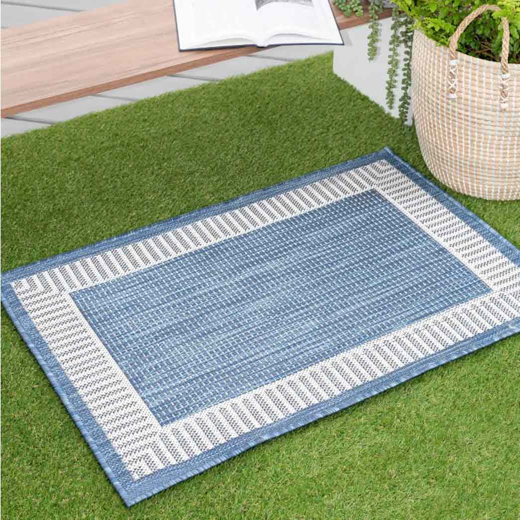 Tyse Area Rugs Eco 2'x3' Blue ECO1102