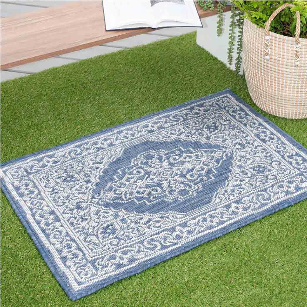 Tyse Area Rugs Eco 2'x3' Blue ECO1602