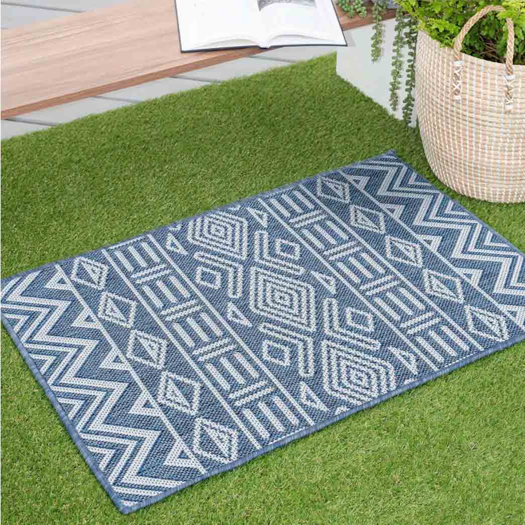 Tyse Area Rugs Eco 2'x3' Blue ECO2006