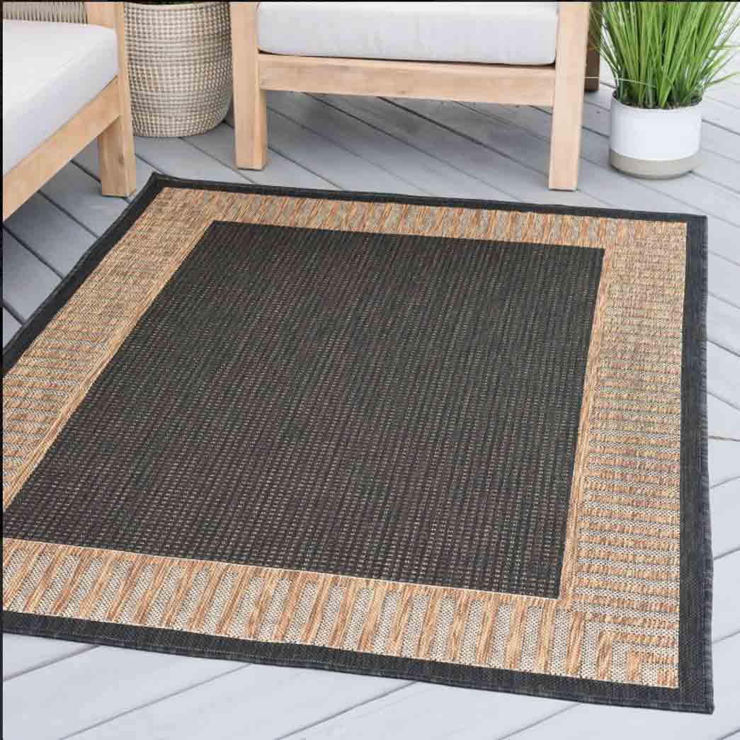 Tyse Area Rugs Eco 4'x5'3" Gold ECO1101