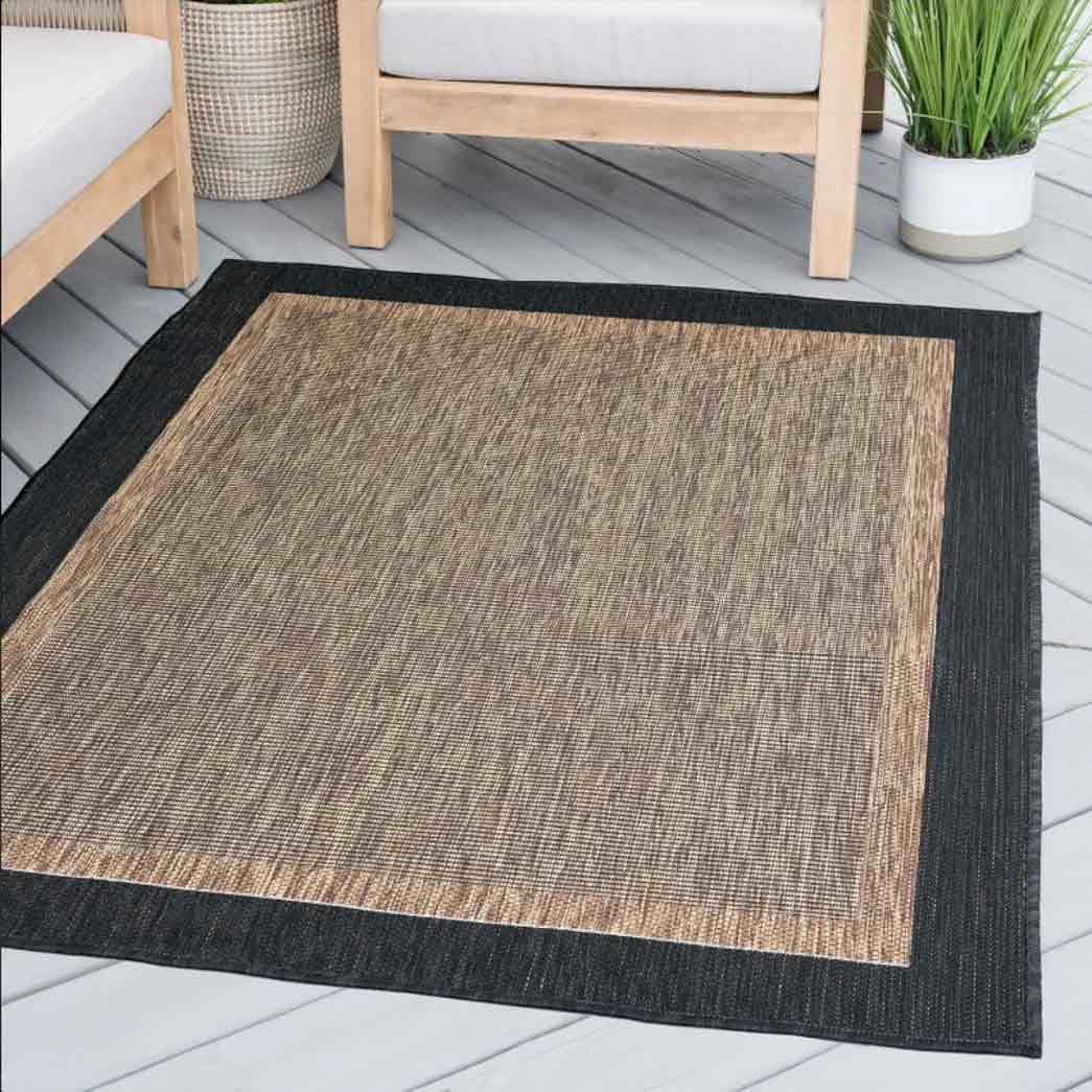 Tyse Area Rugs Eco 4'x5'3" Gold ECO1201