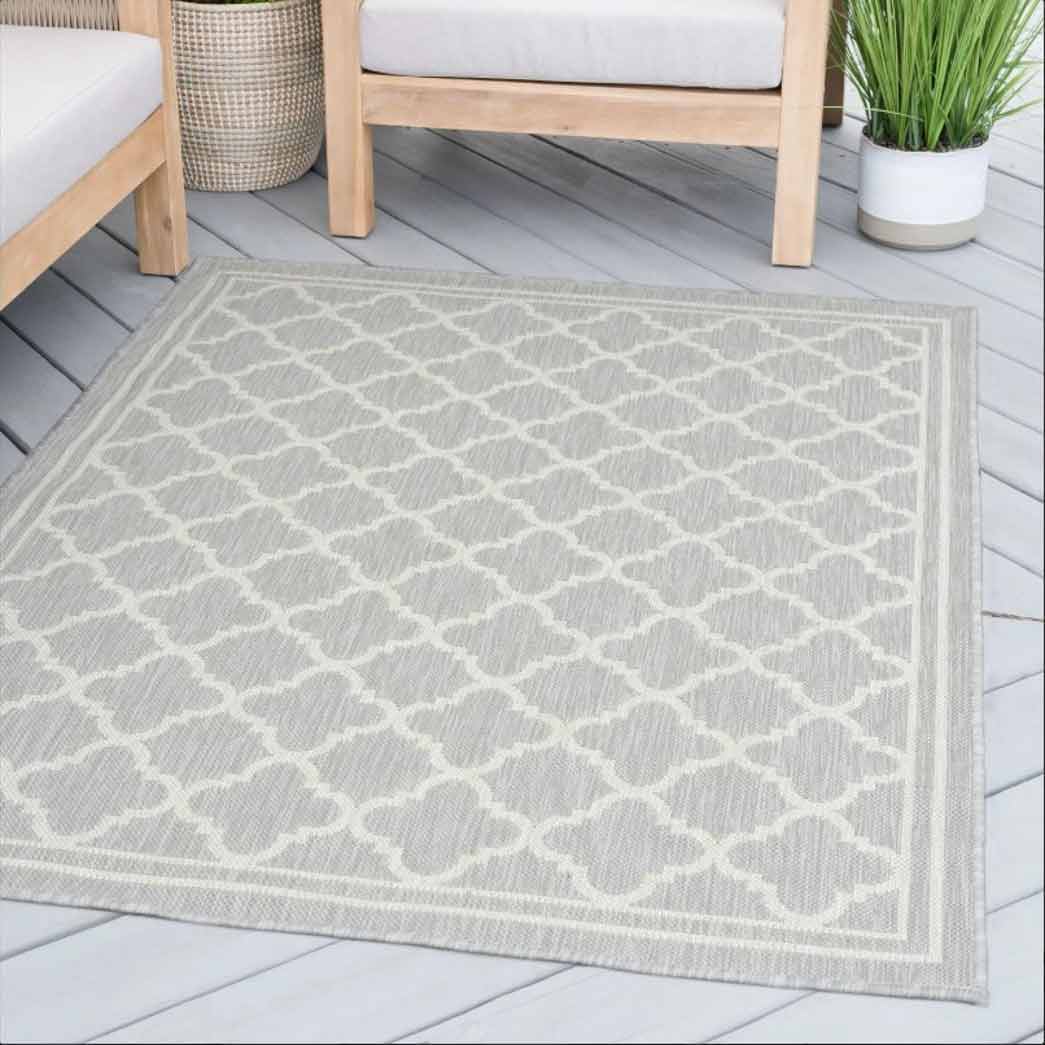 Tyse Area Rugs Eco 4'x5'3" Gray ECO1304