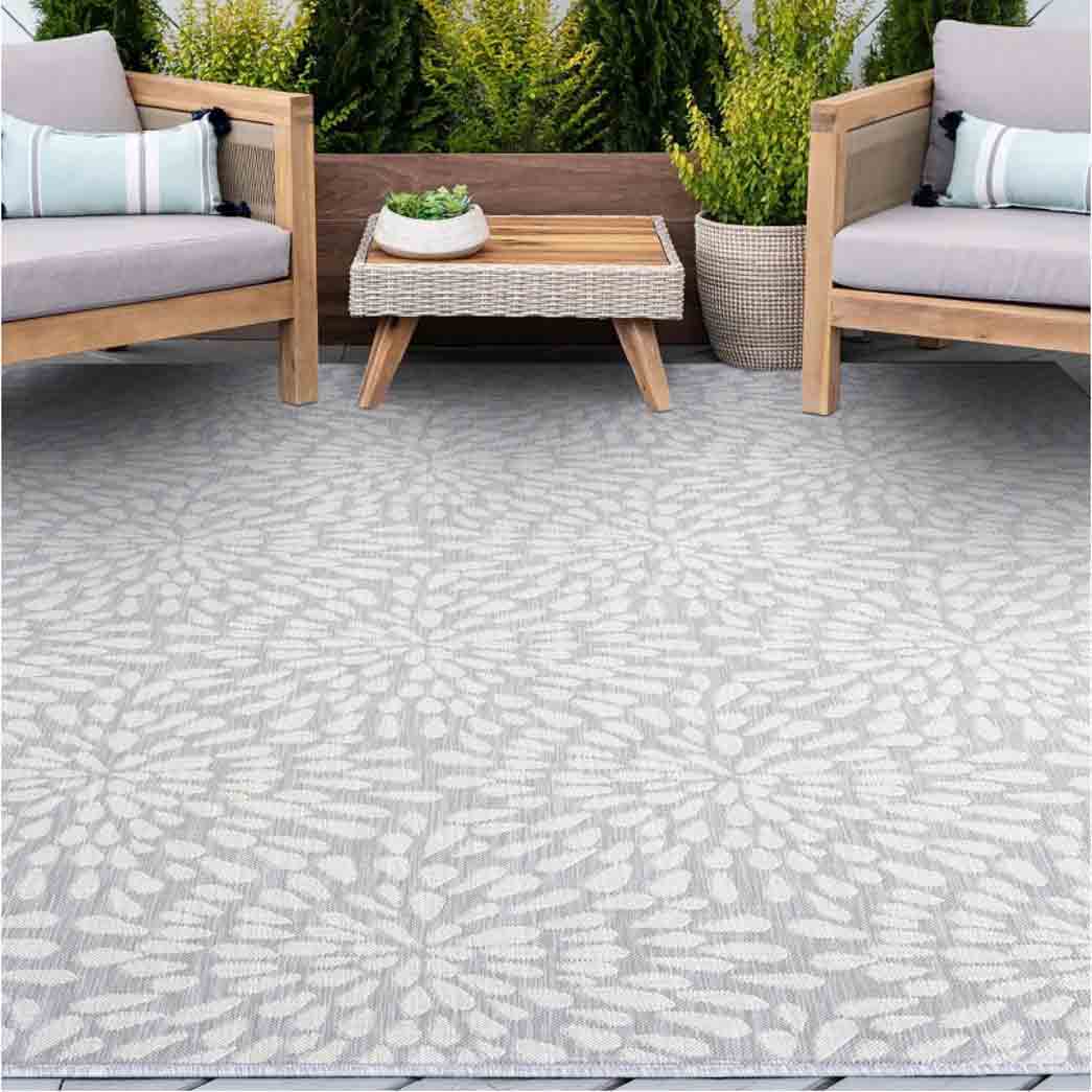 Tyse Area Rugs Eco 4'x5'3" Gray ECO1904