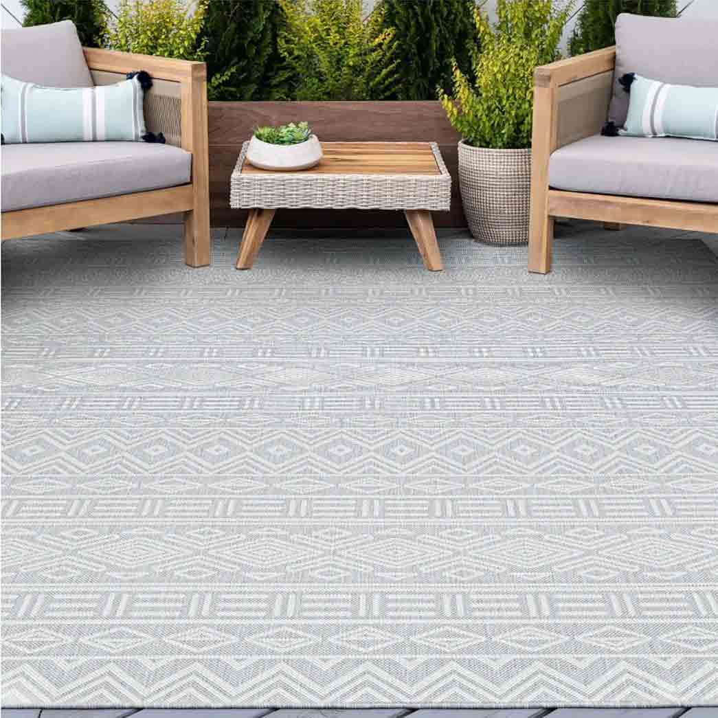 Tyse Area Rugs Eco 4'x5'3" Gray ECO2009