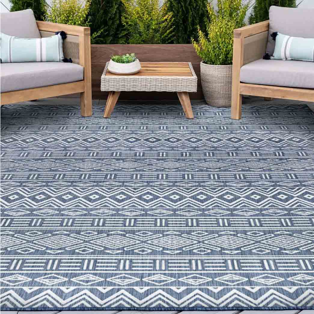 Tyse Area Rugs Eco 4'x5'3" Navy ECO2007