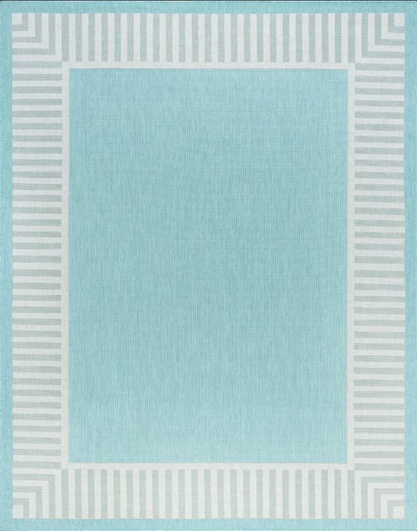 Tyse Area Rugs Eco Aqua ECO1106