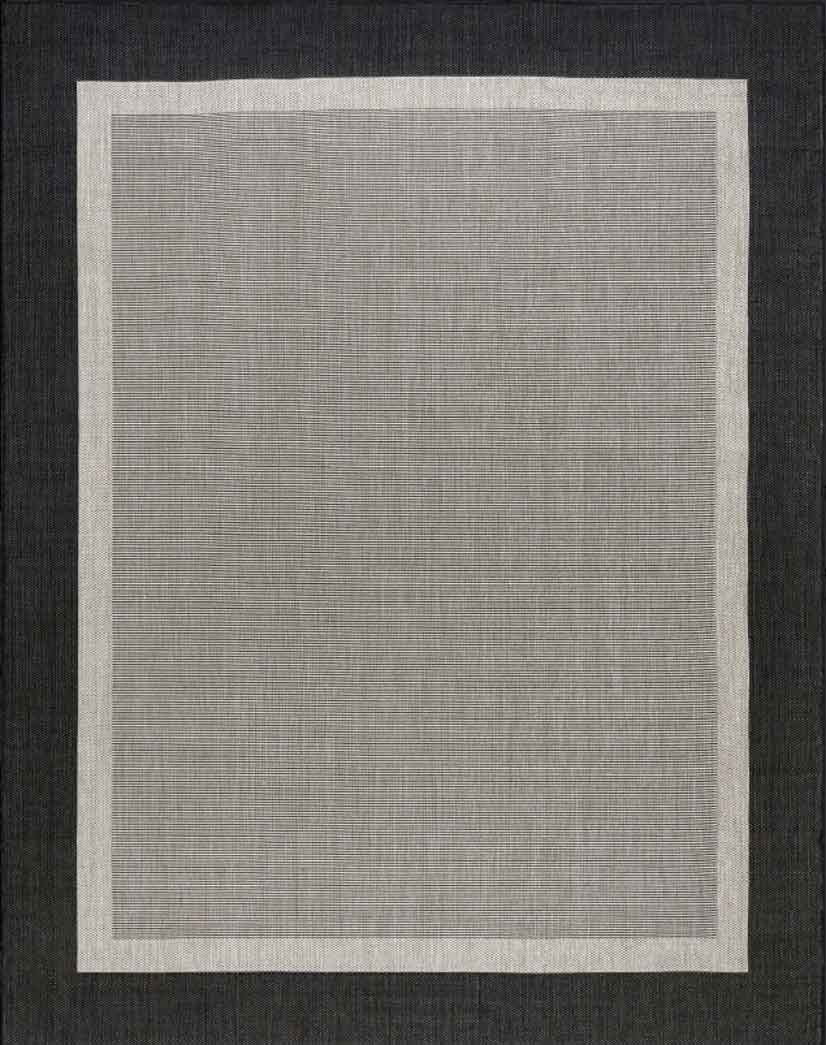 Tyse Area Rugs Eco Black ECO1200