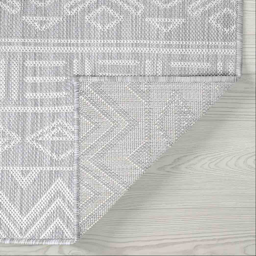 Tyse Area Rugs Eco Gray ECO2009 backing