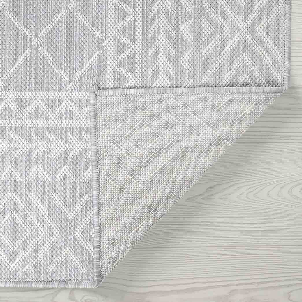 Tyse Area Rugs Eco Gray ECO2109 backing