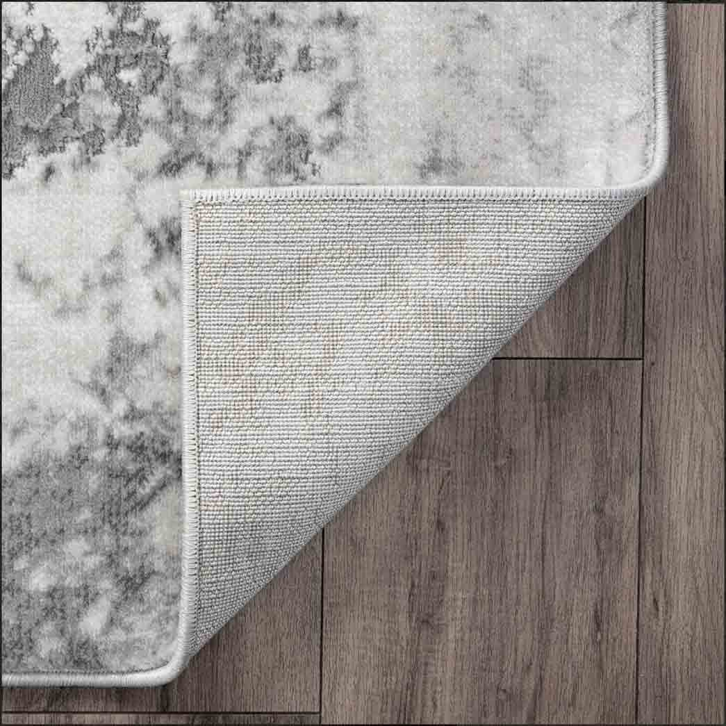 Tyse Area Rugs Felix Gray FEL1110 backing