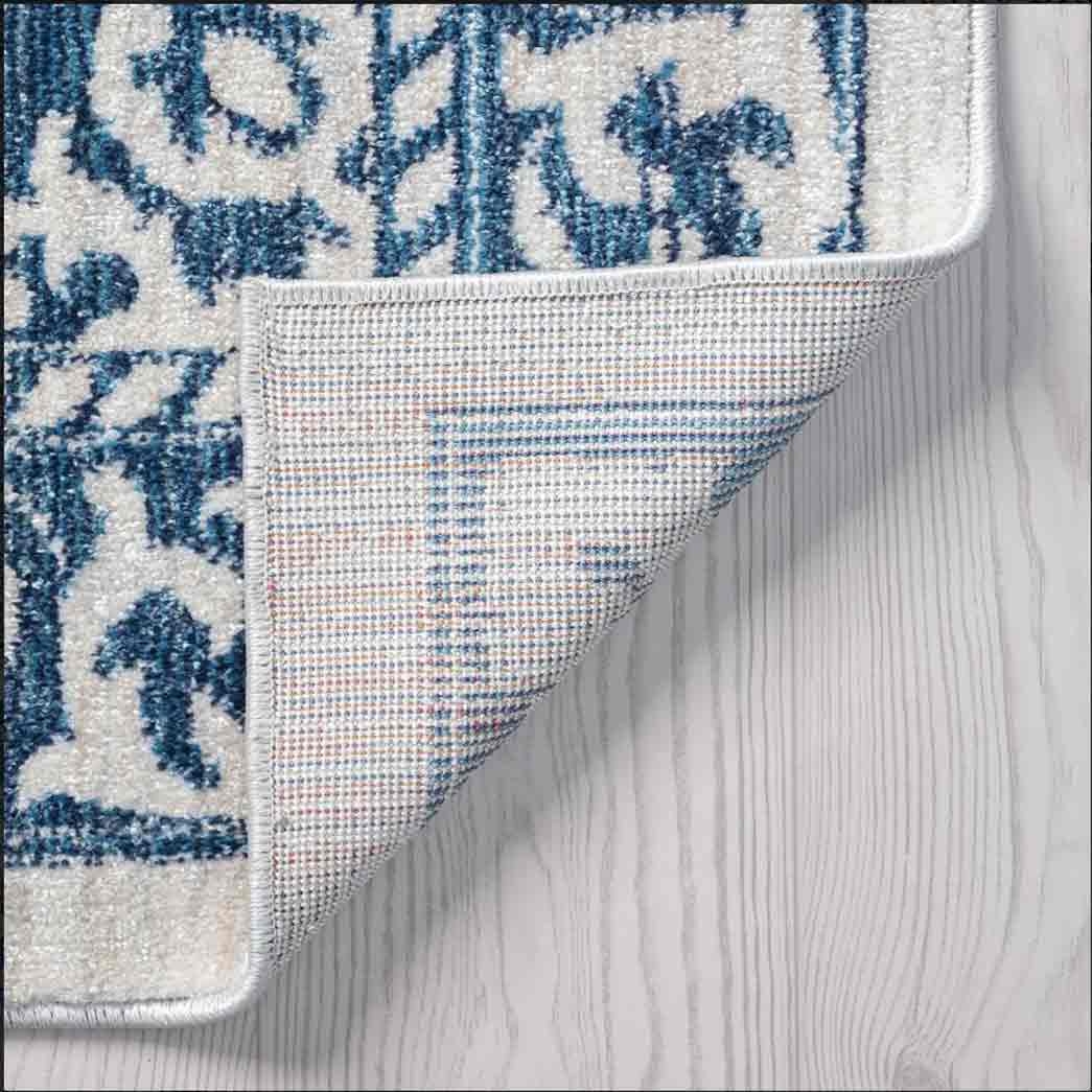 Tyse Area Rugs Garden Blue GRD6406 backing