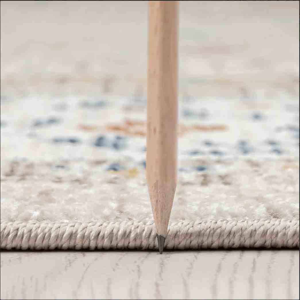 Tyse Area Rugs Garden Gray GRD6009 thick pic