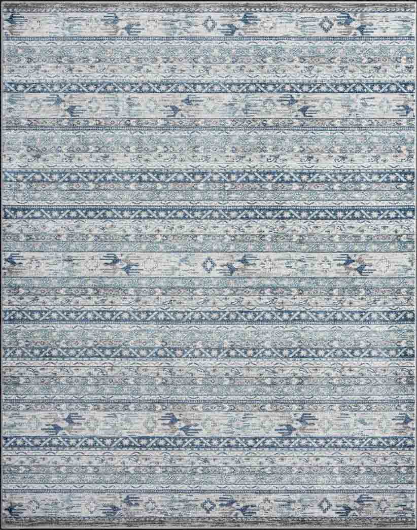 Tyse Area Rugs Garden Gray GRD6309